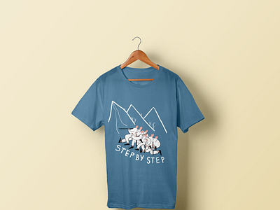 Marathon T Shirt challenge community concept illustration logo lviv marathon mountains run sport t shirt ukraine