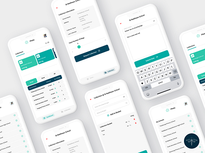 Recycling App Concept Design - 2 design mobile app ui