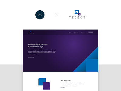 Tecbot Concept Design - 1 design ui web design