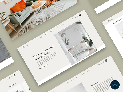 Flora Concept Design - 2 design ui web design