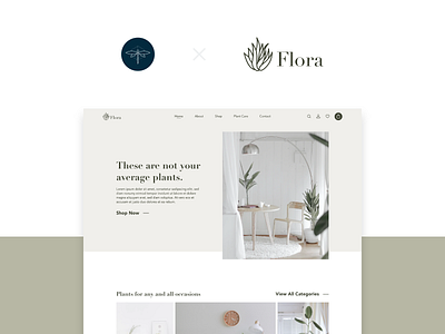 Flora Concept Design - 1 design ui web design