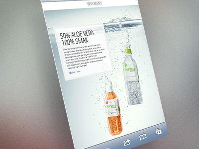 Aloe Vera drycken mobile site aloe vera aloe vera drycken design drink mobile responsive water web web design