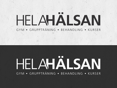 Logotype for a gym logo logotype