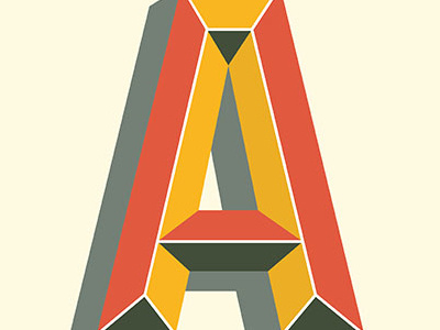 A alphabet illustration type vector vectorillustration