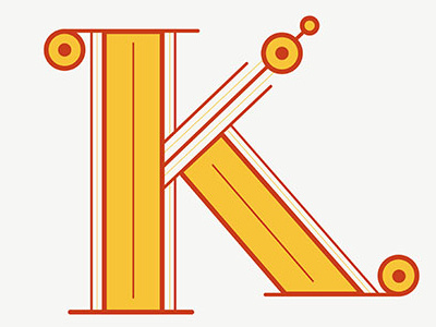 K alphabet illustration type vector vectorillustration