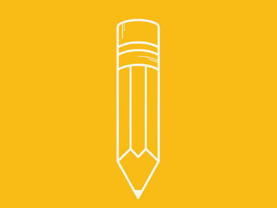 Pencil illustration logo vector vectorart wip