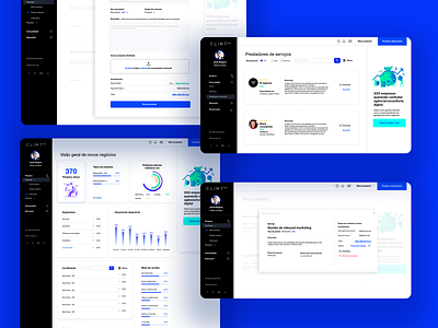 plataforma clint hub dashboard dashboard design dashboard ui flat materialdesign ui design ux uxdesign