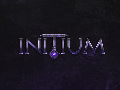 INITIUM Game Logo design game game art game logo logo ui