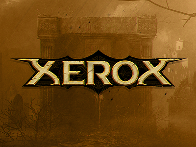 XEROX Game Logo design game game art game logo illustration logo ui