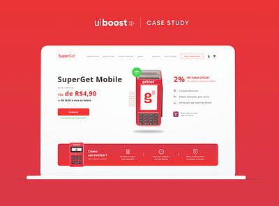 SuperGet Case Study - UIBoost design redesign ui uiboost web