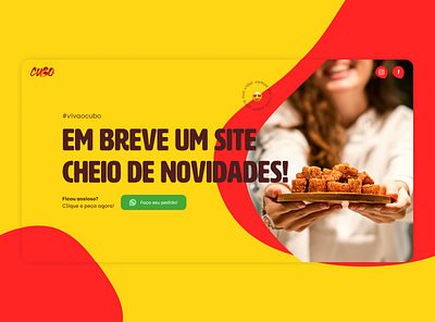 Cubo Website conecta cubo design food site design ui uidesign website