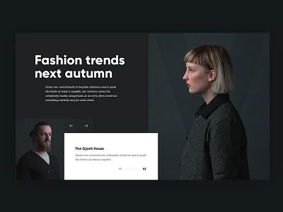 Englishwoman concept design fashion minimalism ui ux