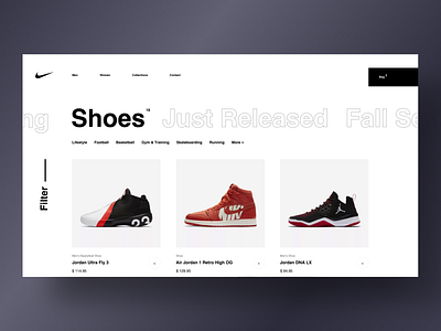 Nike - Catalog by Alexandr Kotelevets on Dribbble