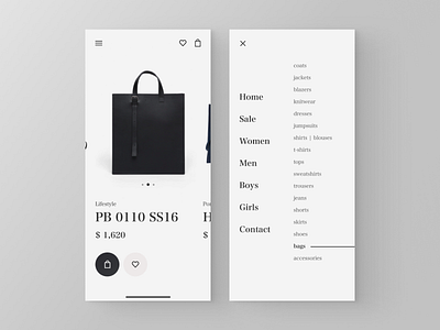 Fashion shop – website app black clean concept design desktop e commerce ecommerce fashion figma grid minimal typography ui ux web website