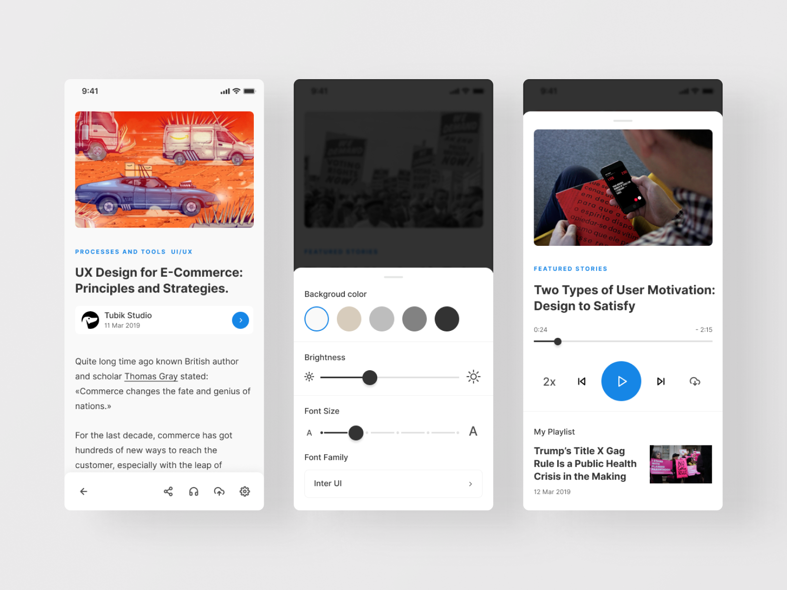 Pocket app redesign by Alexandr Kotelevets for Brandux on Dribbble