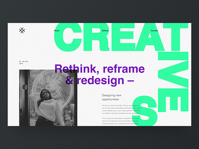 Service Design Days Website Concept black clean concept design desktop figma grid minimal typography ui ux web website