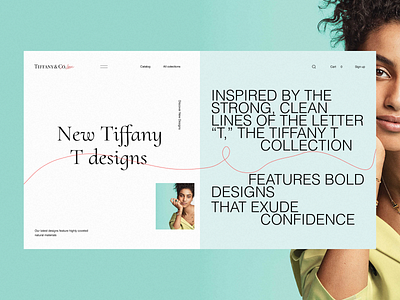 Tiffany co - website, concept