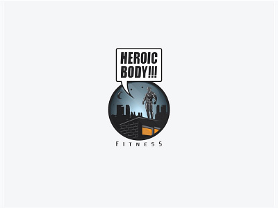 Heroic drawing freehandlogo hero illustration logo