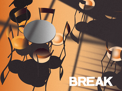 Break bar break illustration light