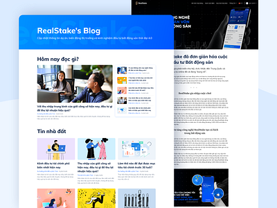 RealStake - Blog and Reading page