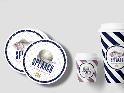 Splaach branding design illustration typography