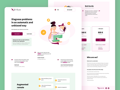 Landing page for Dr. Remote