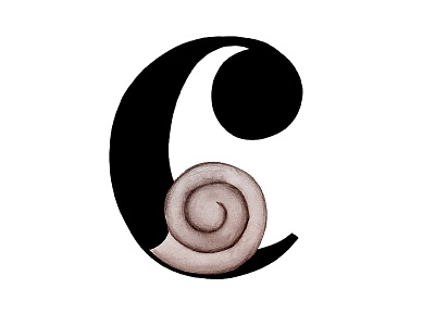 C Is For Cochlea anatomyalphabet illustration
