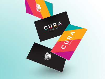 CURA Business Cards branding business card business card design design graphic design print design