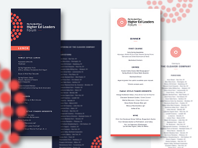 New York Times Event | Menus branding conference conference design event branding event design event designer events graphics design menu menu card menu design print print design