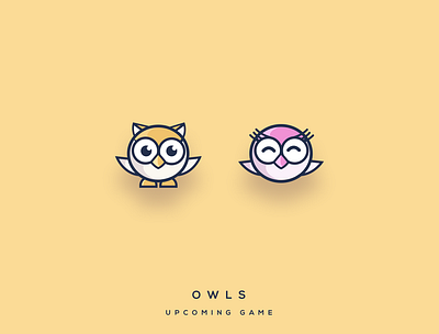 Owl icons for my upcoming game on iOS and Android android character character design game game art icon design ios owl owl illustration owls