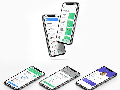 UI Design for a money pooling app android app app design app ui design ios ui ui design uiux ux