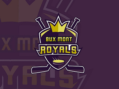 Bux Mont Royals illustrator logo