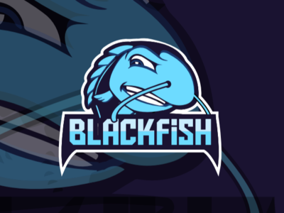 Blackfish Logo design illustration logo