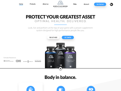 Fitness Website Design