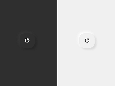 OFF Button Icons (Black/White BG)