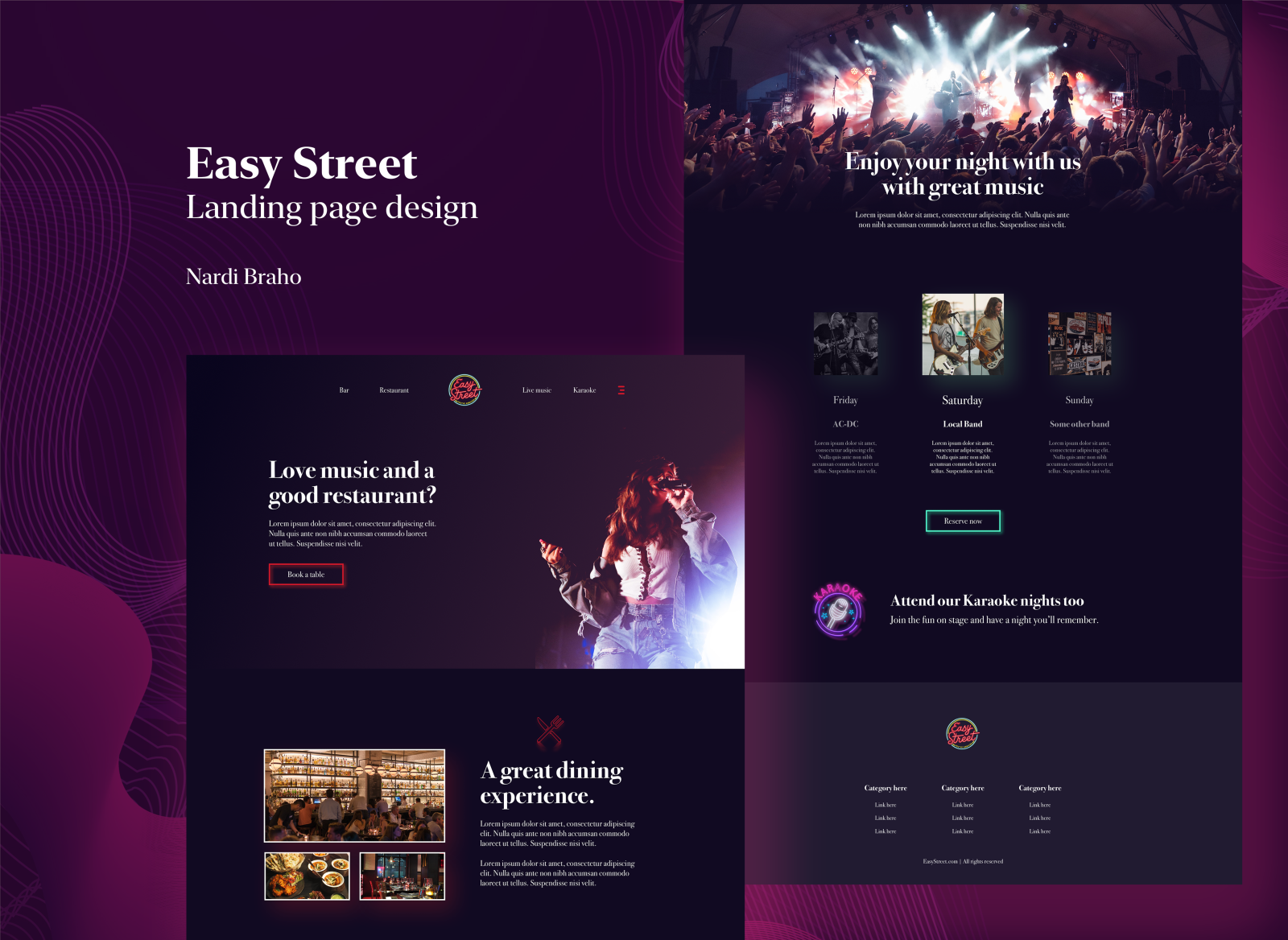 Easy Street Landing Page Design by 