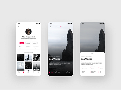 User Profile | Photography Portfolio App