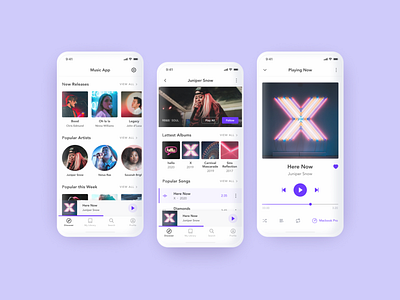 Music Player | App app appdesign dailyui dailyuichallenge design interfacedesign layout exploration music app music player player uidesign uiux userinterface