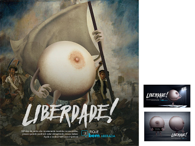 Liberdade 1 advertising art direction cheo cheo gonzalez cheogonzalez feminism illustration publicidade social women