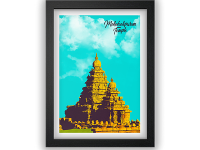 My illustration - (Mahabalipuram Temple - Chennai).