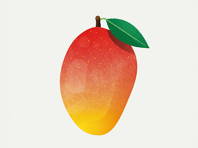 Mango food fruit health illustration mango