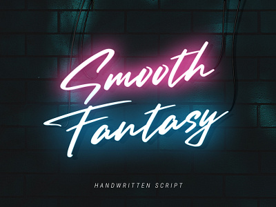 Smooth Fantasy Handwritten Font abstract alphabet calligraphy creative design element font handwritten illustration isolated letter lettering logo modern sign signature symbol typography vector vintage