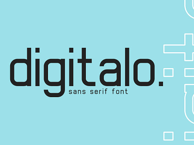 Digitalo - Digital Display Font