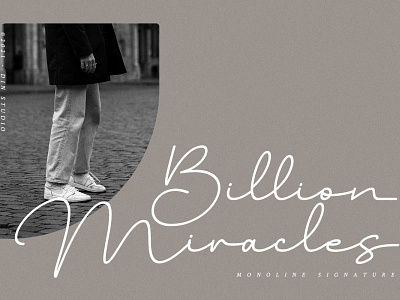 Billion Miracles - Script Font