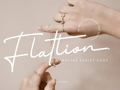 Flatlion - Script Font