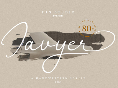 Javyer - Handwritten script font