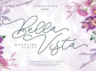 Bella Vista - Handwritten font