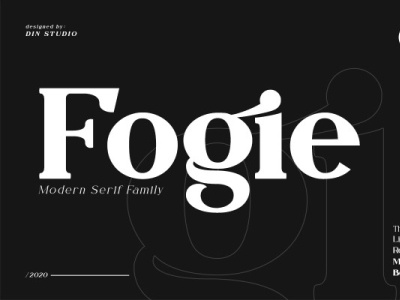 Fogie - Serif font family app branding design family font font fonts icon logo type modern font serif typography ui vector