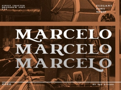 Marcelo- Modern serif font