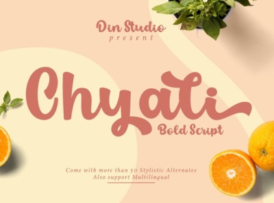Chyali - Sweet script font